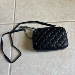 Rebecca Minkoff Black Quilted Studded Crossbody Bag